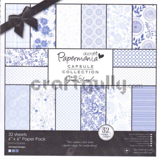 Pattern Paper 6x6 Capsule Collection - Blue