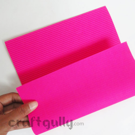 Corrugated Paper - Fluorescent -  Set of 10