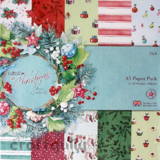 Pattern Paper - Christmas by Lucy Cromwell - (A5)