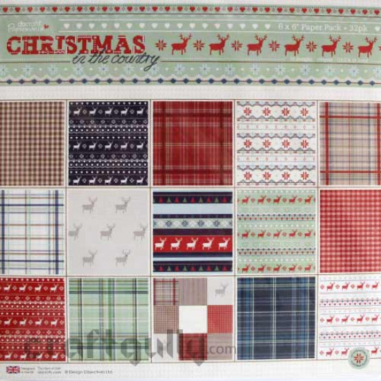 Pattern Paper - Christmas in the country - (6x6)