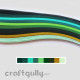 Quilling Strips 5mm XL Pack - Green Foliage - 11Inch - 200 Strips