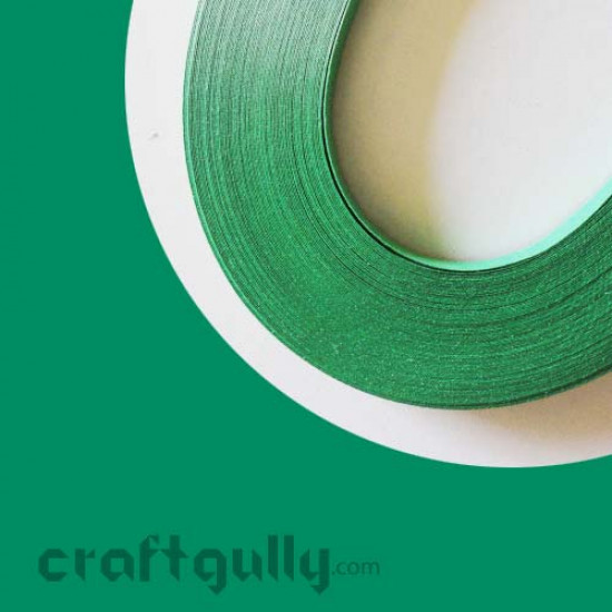 Quilling Strips 3mm Emerald Green