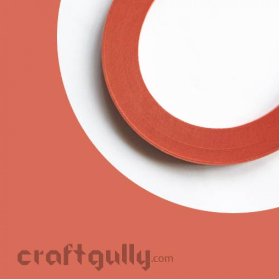 Quilling Strips 3mm Terracotta - 17Inch - 100 Strips