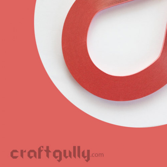 Quilling Strips 5mm Brick Red