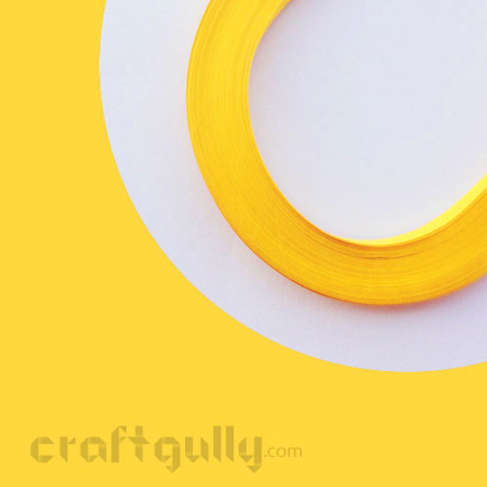 Quilling Strips 5mm Bright Yellow