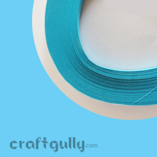 Quilling Strips 3mm - Sky Blue - 17Inch - 100 Strips