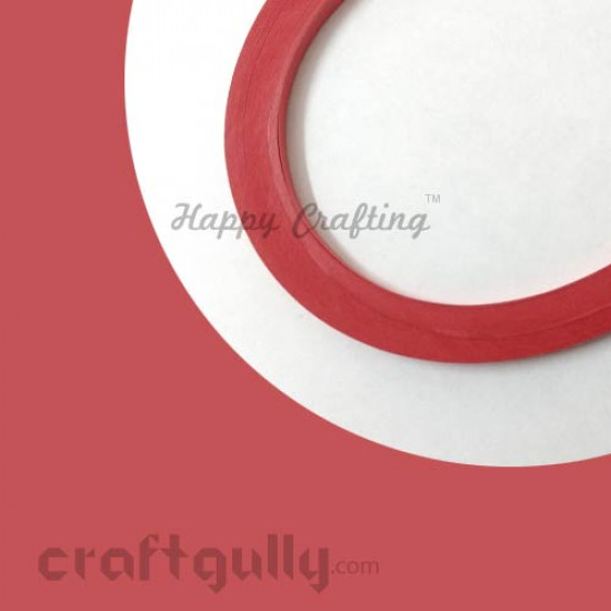 Quilling Strips 3mm Bright Red - 17Inch - 100 Strips
