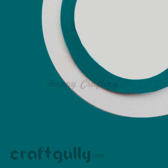 Quilling Strips 3mm Aqua - 17Inch - 100 Strips