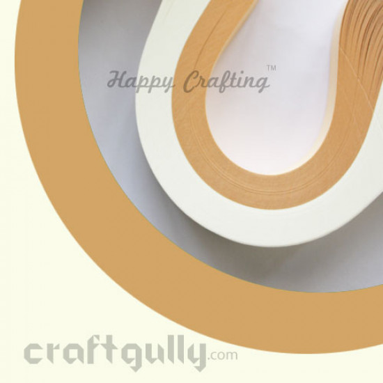 Quilling Strips 3mm Super Pack - Beige - 11inch - 200 Strips