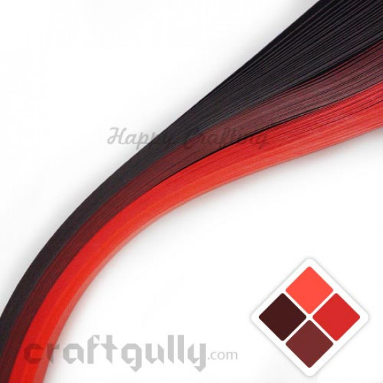 Quilling Strips 3mm Theme - Valentine - 17Inch - 100 Strips