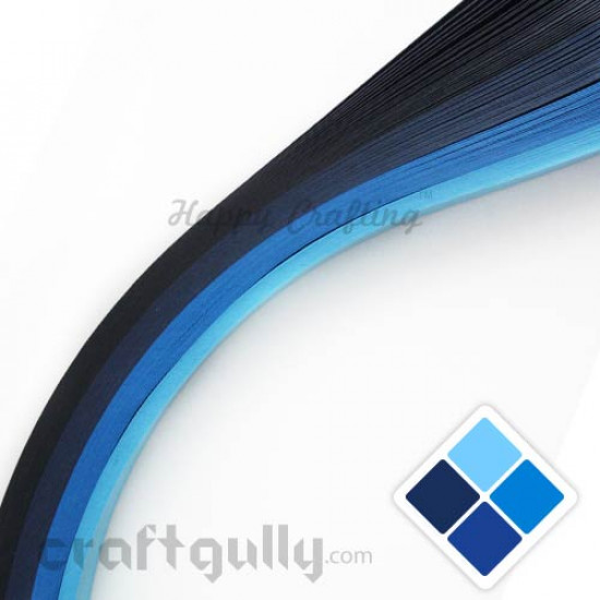 Quilling Strips 5mm Theme - Monsoon - 17Inch - 100 Strips
