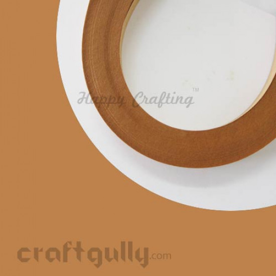 Quilling Strips 5mm Ochre - 17Inch - 100 Strips