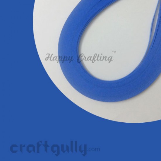 Quilling Strips 3mm Sea Blue#2 - 17Inch - 100 Strips