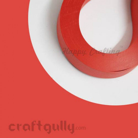 Quilling Strips 5mm Candy Red - 17Inch - 100 Strips