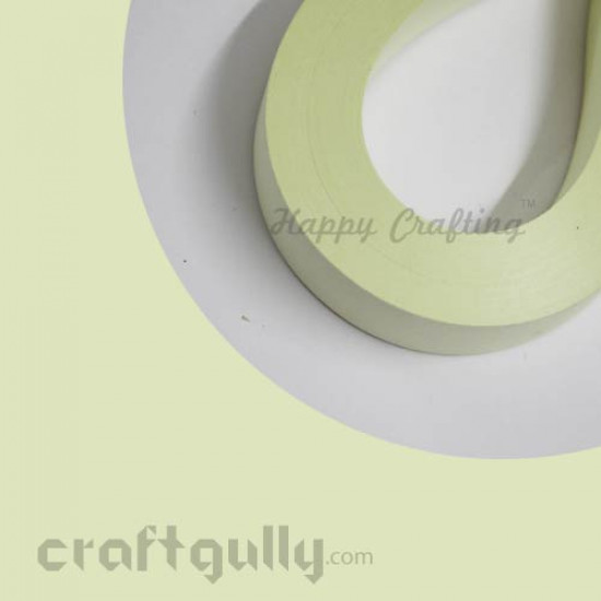 Quilling Strips 3mm Yellow Pastel - 17Inch - 100 Strips