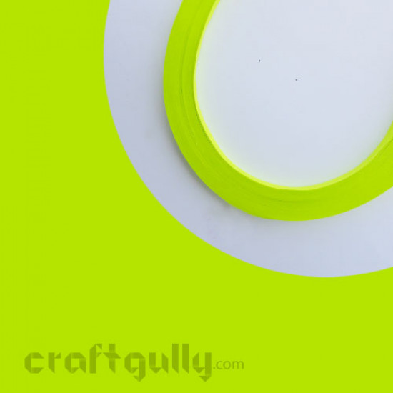 Quilling Strips 5mm Neon Green - 17Inch - 100 Strips