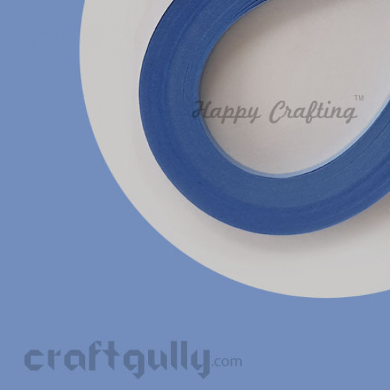 Quilling Strips 5mm Sailor Blue - 17Inch - 100 Strips