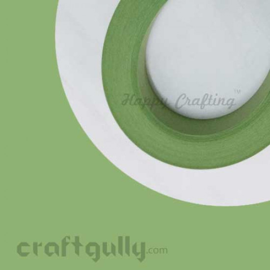 Quilling Strips 5mm Moss Green - 17Inch - 100 Strips