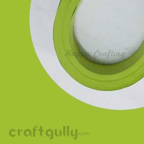 Quilling Strips 5mm Spring Green - 17Inch - 100 Strips