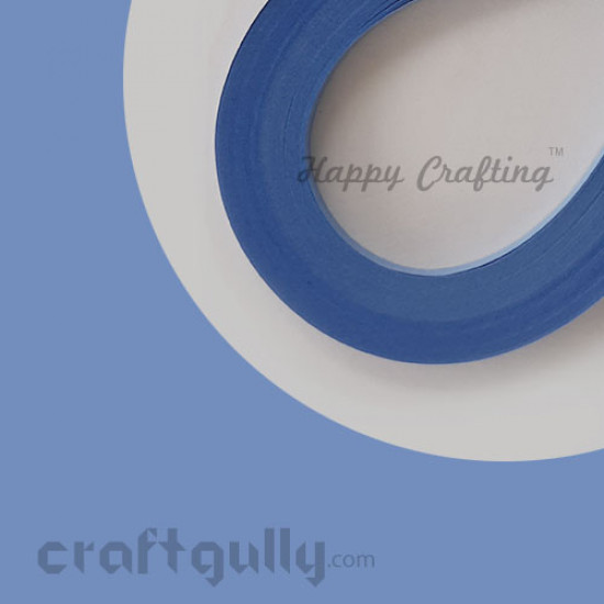 Quilling Strips 3mm Sailor Blue - 17Inch - 100 Strips