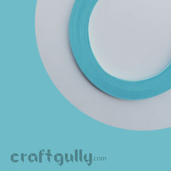 Quilling Strips 3mm Baby Blue - 17Inch - 100 Strips