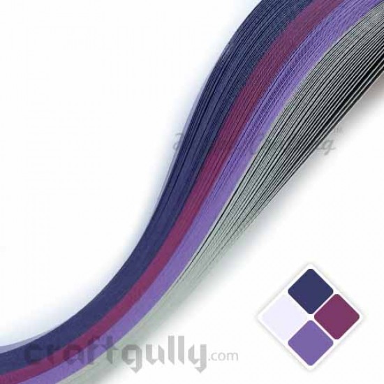 Quilling Strips 5mm Theme - Twilight - 16Inch - 100 Strips
