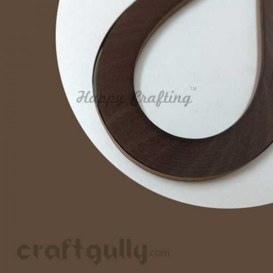 Quilling Strips 5mm Walnut Brown - 16Inch - 100 Strips