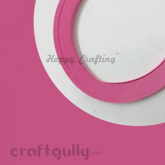 Quilling Strips 5mm Bubble Gum Pink - 17Inch - 100 Strips