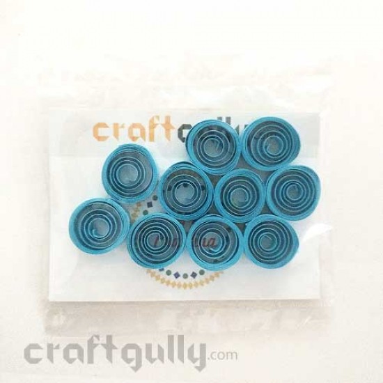 Quilled Shapes 5mm Loose Coil - Sky Blue - Pack of 10