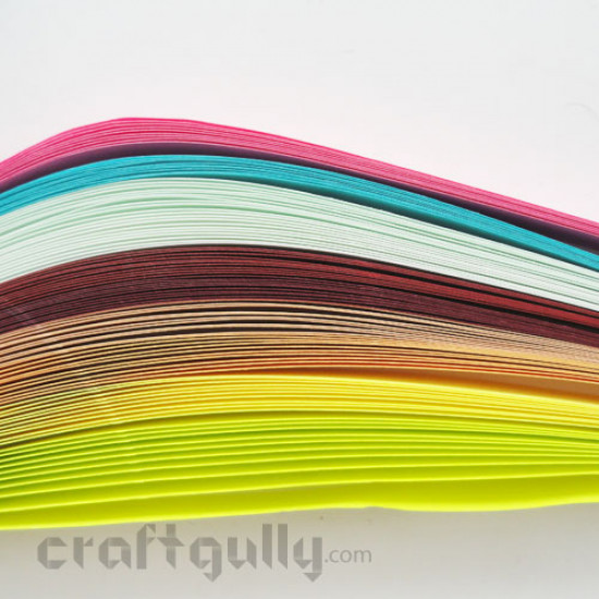 Quilling Strips 10mm Assorted #5