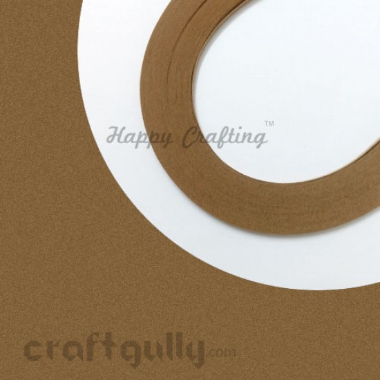 Quilling Strips 3mm Kraft - 17Inch - 100 Strips