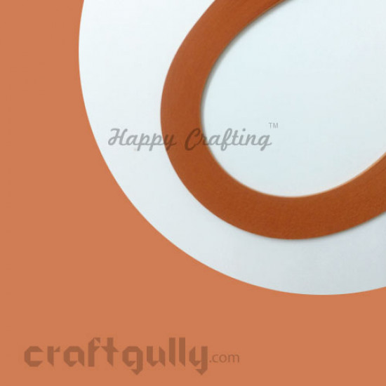 Quilling Strips 5mm Cinnamon - 17Inch - 100 Strips