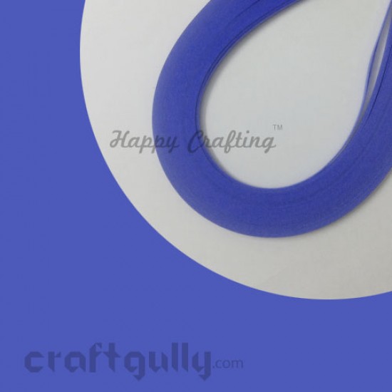 Quilling Strips 3mm Periwinkle Blue - 17Inch - 100 Strips
