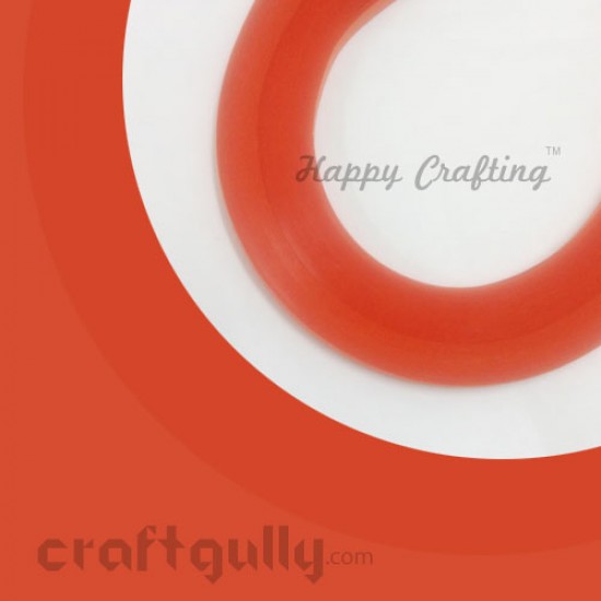 Quilling Strips 3mm Orange #2 - 17Inch - 100 Strips