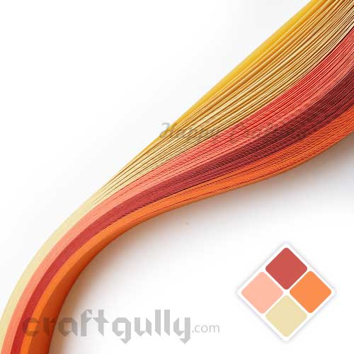 Quilling Strips 2mm - Theme - Candy - 11inch - 100 Strips