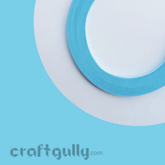 Quilling Strips 2mm Light Blue - 11inch - 100 Strips