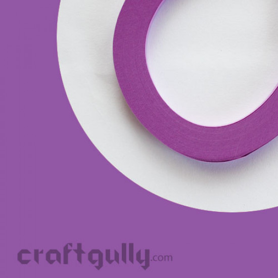 Quilling Strips 2mm Purple #2 - 11inch - 100 Strips