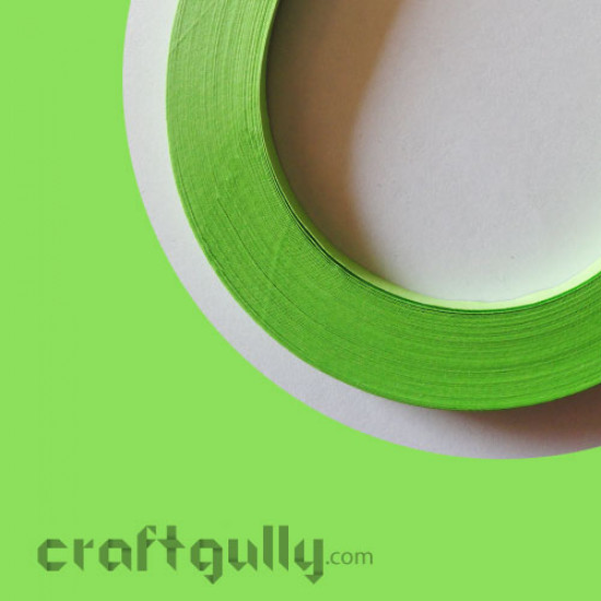 Quilling Strips 2mm Light Green #2 - 11inch - 100 Strips