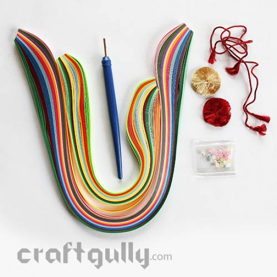 Quilling ,beads ,jwellery and lippan art kit