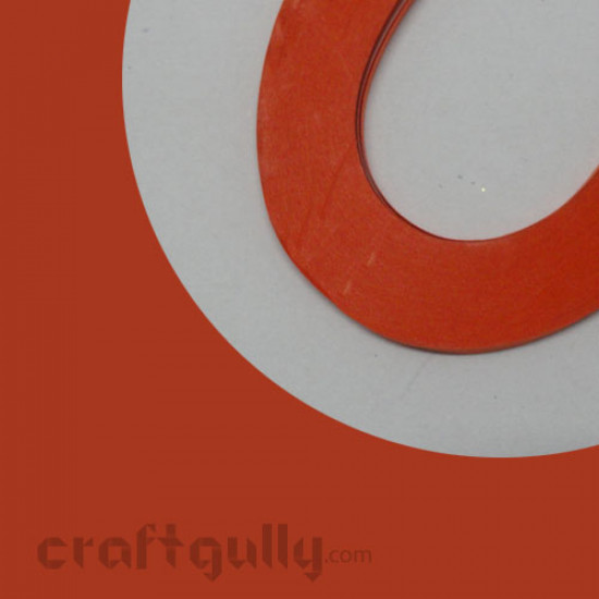Quilling Strips 3mm Deep Orange