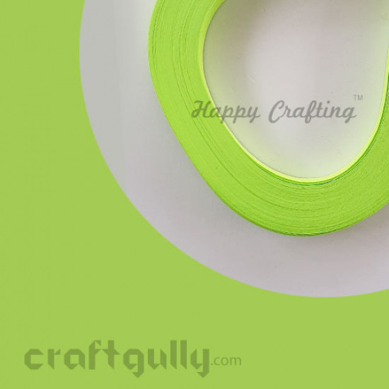 Quilling Strips 7mm Pistachio - 11Inch - 100 Strips