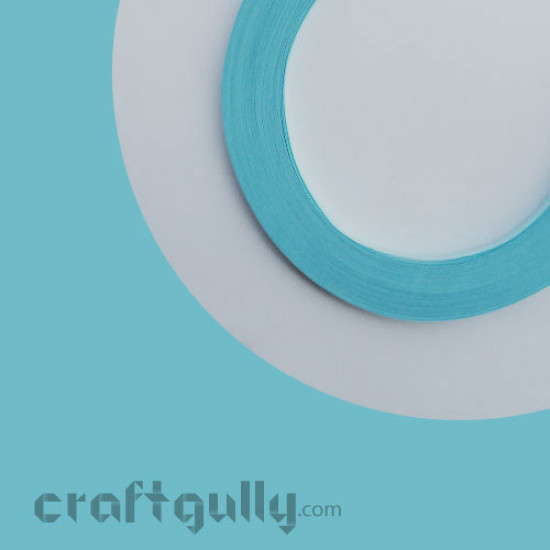 Quilling Strips 2mm Baby Blue - 17inch - 100 Strips