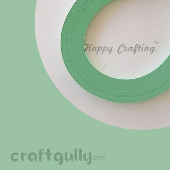 Quilling Strips 5mm Sea Foam Green - 11inch - 100 Strips