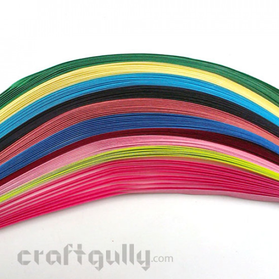 Quilling Strips 10mm Assorted #7