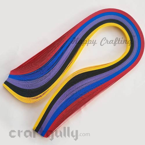 Quilling Strips 5mm - Value Pack - 17inch - 150 Strips