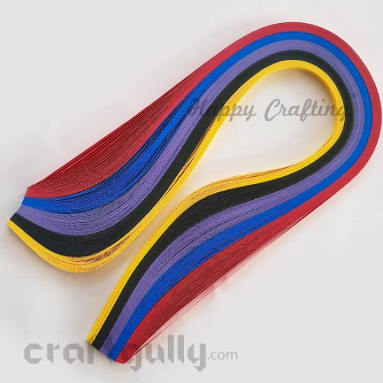 Quilling Strips 5mm Value Pack - 17inch - 150 Strips