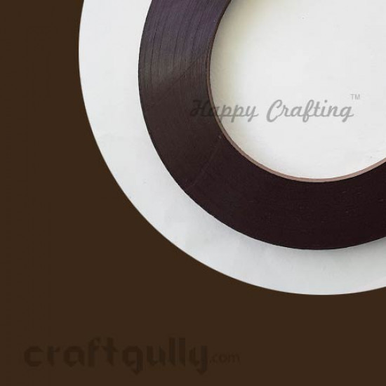 Quilling Strips 3mm Dark Brown - 17inches - 100 Strips