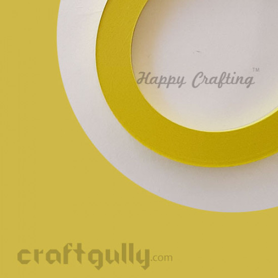 Quilling Strips 7mm Marigold Yellow - 11inch - 100 Strips