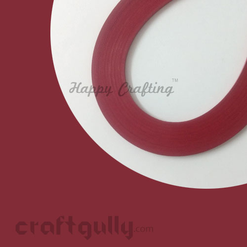 Quilling Strips 2mm - Red #2 - 17inch - 100 Strips