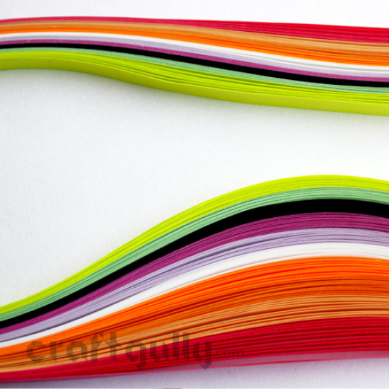 Quilling Paper Strips 5 mm - Fluroscent Quilling Paper Strips 5 mm - Fluroscent